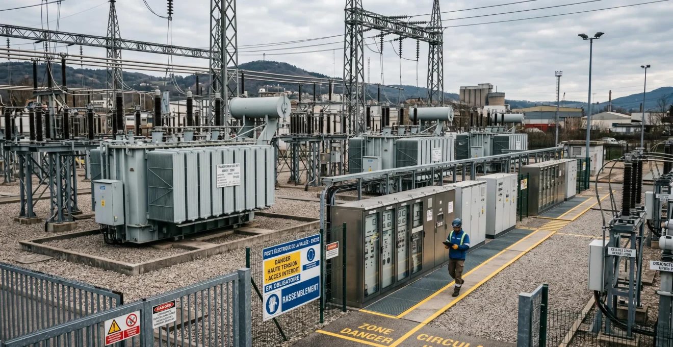 Installation professionnelle de stockage de gaz propane avec cuves et équipements de mesure sur site industriel français